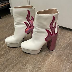 Public desire flame boots